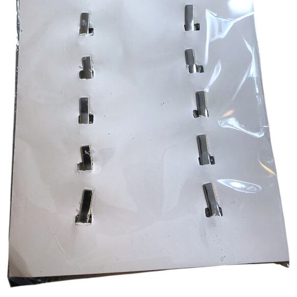 Silver Clip On Butterfly Christmas Mini Tree Ornaments 3 Sets of 10 - Picture 4 of 4